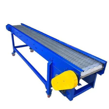 Stainless steel small conveyor chain plate conveyor belt equipment assembly line material express delivery assembly line