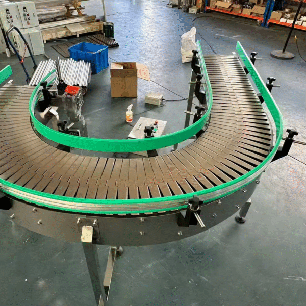 Customized Bottle Conveyor Curved Modular Plastic/Stainless Steel Chain Conveyor for Beverage Canned Packaging Chain Conveyor - Image 2