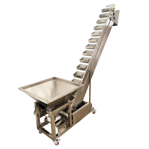 Electric Bucket Elevator Inclined Conveyor Food Flour Feeding Z Type Hopper Feeder Conveyor Lifting Feeding Conveyor System - Image 3