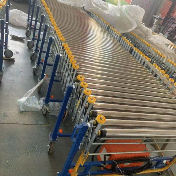 Extendable Flexible Belt Conveyor Loader for Truck Unloading Logistics Production Line for Efficient Material Handling - Image 7