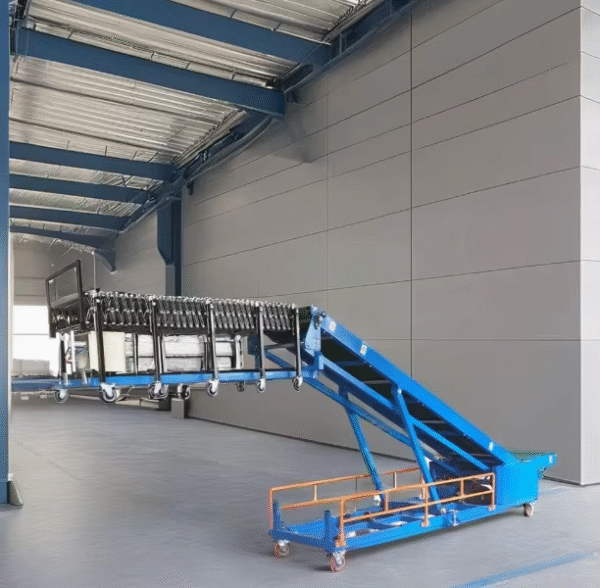 Truck Loading Conveyor Extendable Belt Conveyor Lifting Telescopic Belt Conveyor Easy to Move Container Loading Machines – Image 7