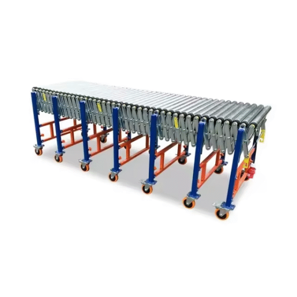 Heavy Duty Roller Conveyor Flexible Roller Conveyor for Logistics Handling Truck Unloading S Type Roller Conveyor System - Image 3