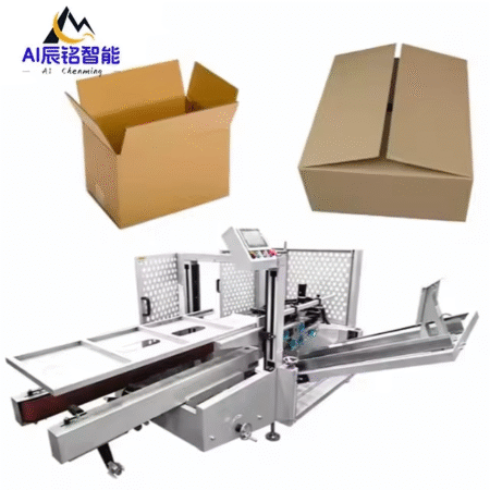 High Speed Automatic Carton Assembling Machine Box Adjustable Opening Machinepaper Carton Box Erecting Forming Machine Industry
