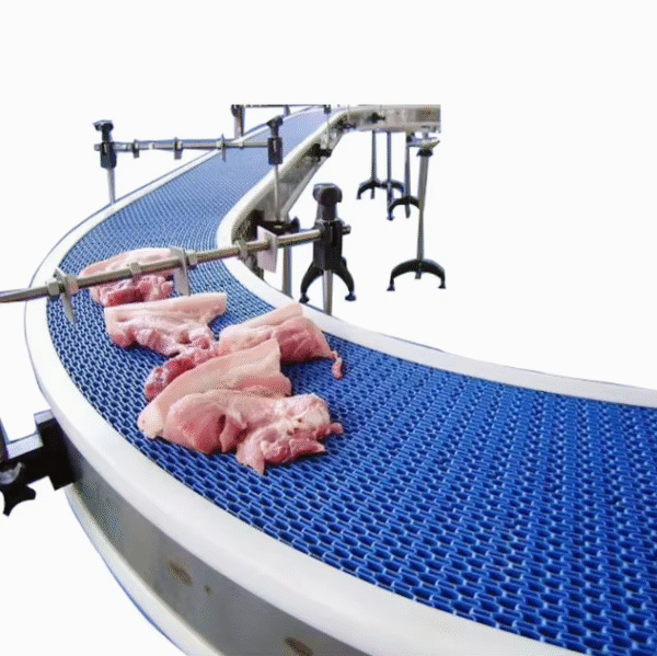 Food Grade Modular Belt Conveyor PP Plastic Modular Mesh Belt Conveyor for Baked Fruit Conveyor Production Line – Image 3