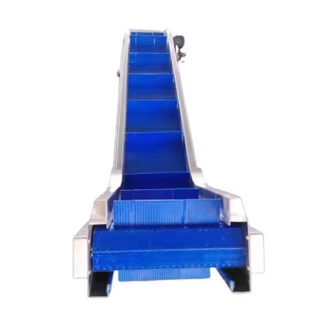 Belt Climbing Conveyor Bucket Elevator Small Conveyor Assembly Line Logistics Sorting Machine Mobile Climbing Baffle Conveyor