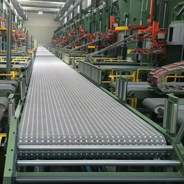 Logistics Industry Durable Plastic Roller Top Belt Heavy Transport 400 Series Ball Mesh Belt 400 Plastic Conveyor Chain Belt