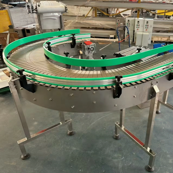 Customized Bottle Conveyor Curved Modular Plastic/Stainless Steel Chain Conveyor for Beverage Canned Packaging Chain Conveyor - Image 4