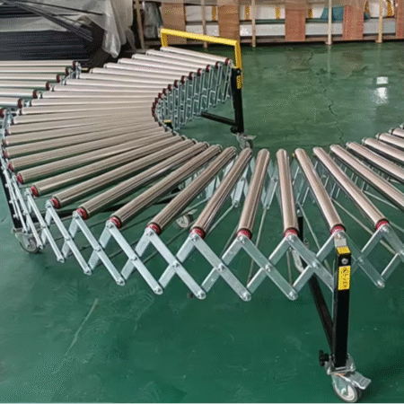 Custom Roller Conveyors Automatic Flexible Roller Conveyor for Warehouse Conveying Center Industrial Production Line Conveyor