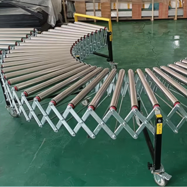 Custom Roller Conveyors Automatic Flexible Roller Conveyor for Warehouse Conveying Center Industrial Production Line Conveyor