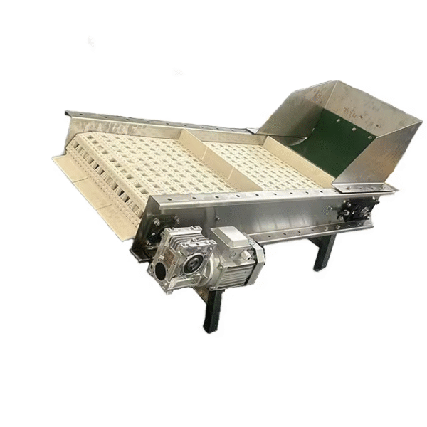 Small Belt Conveyor with Baffle Plastic Modular Belt Elevator Conveyor for Food Industry Bucket Inclined Elevator Conveyor - Image 6