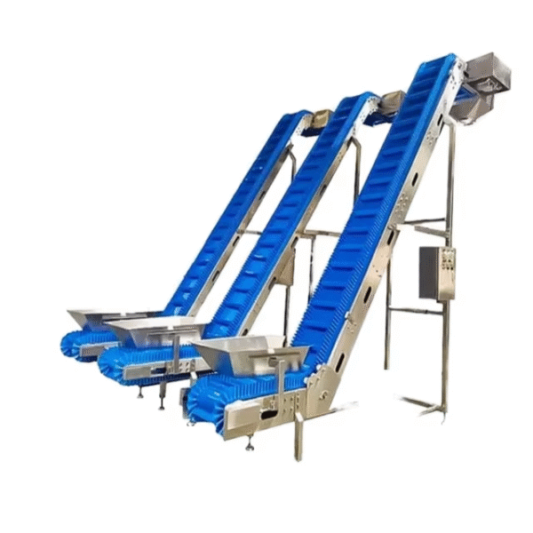 PVC/PU Belt Conveyor Automatic Food Feeding Incline Conveyor for Fruit Z-type Easy Cleaning Belt Conveyor Machine with Cleat - Image 4