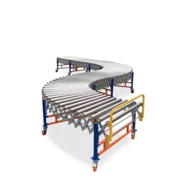 Heavy Duty Roller Conveyor Flexible Roller Conveyor for Logistics Handling Truck Unloading S Type Roller Conveyor System - Image 7