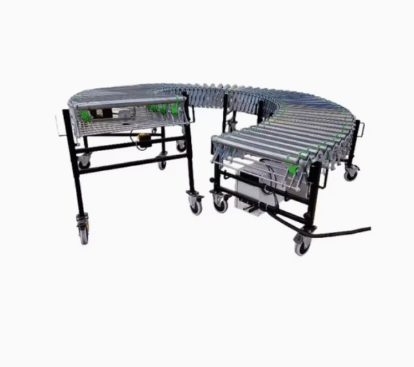 Telescopic Roller Conveyor Unpowered Roller Conveyor System a Warehouse Unloading Wonder Assembly Line Conveyor Belt – Image 5