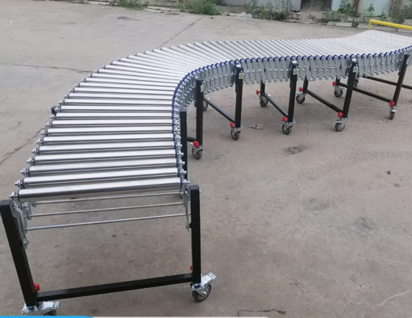 Custom Roller Conveyors Automatic Flexible Roller Conveyor for Warehouse Conveying Center Industrial Production Line Conveyor - Image 5