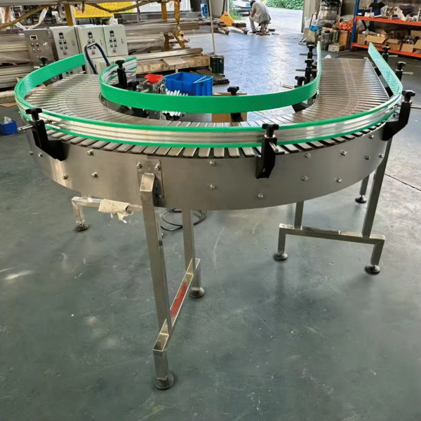 Customized Bottle Conveyor Curved Modular Plastic/Stainless Steel Chain Conveyor for Beverage Canned Packaging Chain Conveyor - Image 5
