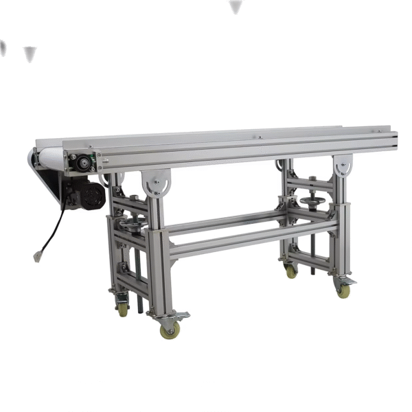 Customized Belt Conveyors Tabletop Small Belt Conveyor Motorized Adjustable Speed Conveyor System with Casters for Assembly Line — изображение 6