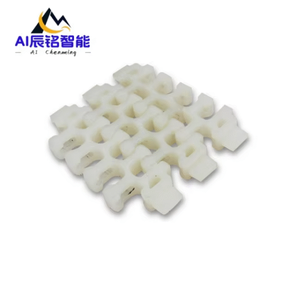 White Modular Belt Conveyor Plastic Conveyor Belt for Food and Vegetable Support Customization Conveyor Food Grade - Image 5