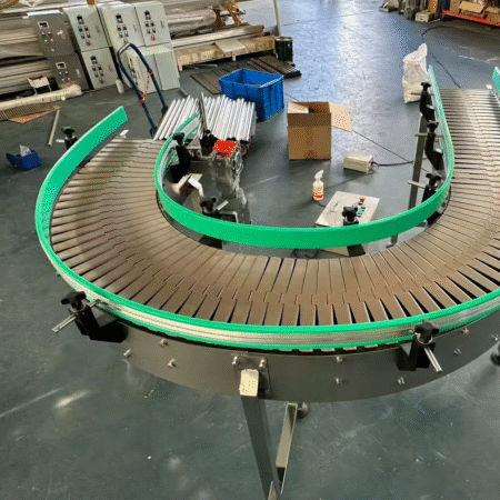 Customized Bottle Conveyor Curved Modular Plastic/Stainless Steel Chain Conveyor for Beverage Canned Packaging Chain Conveyor