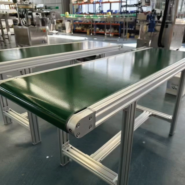 Nylon PVC Green Conveyor Belt Material Handling Machine Flat Belt Overhead Conveyor Machine Automatic Conveyor System – Image 4