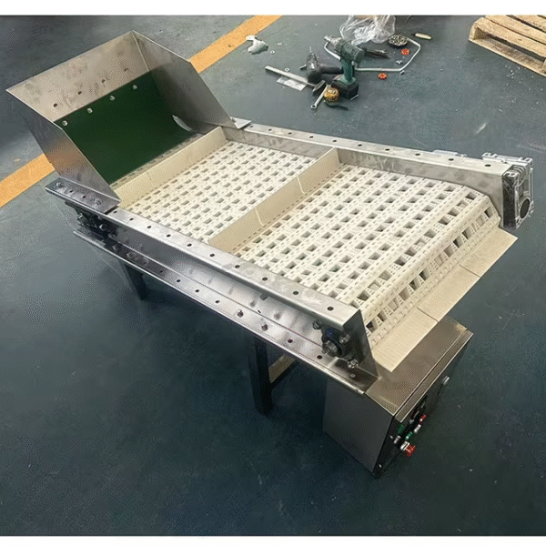 Small Belt Conveyor with Baffle Plastic Modular Belt Elevator Conveyor for Food Industry Bucket Inclined Elevator Conveyor - Image 3