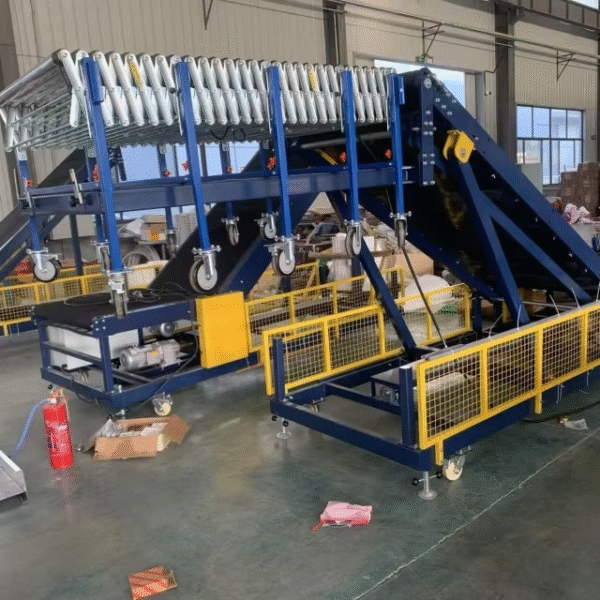 Extendable Flexible Belt Conveyor Loader for Truck Unloading Logistics Production Line for Efficient Material Handling - Image 3