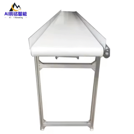 White Pvc Belt Conveyor for Production Line Electronic Assembly Conveyor PVC/PU Conveyor