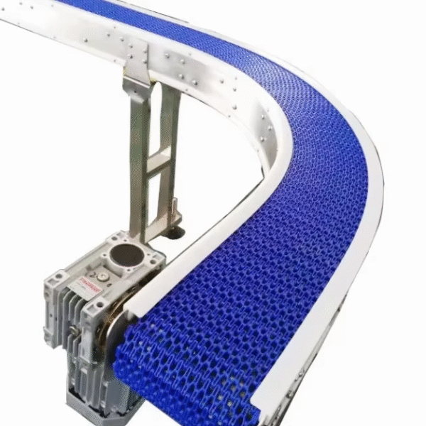 Food Grade Modular Belt Conveyor PP Plastic Modular Mesh Belt Conveyor for Baked Fruit Conveyor Production Line – Image 4