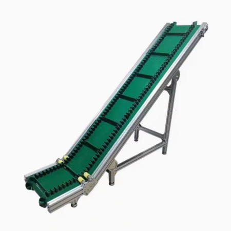 Hot Sell Belt Conveyor 220v Mobile Inclined Conveyor High Inclination Angle PVC Belt Conveyor for Automated Assembly Line