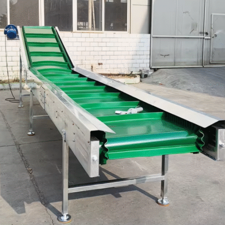 Factory Inclinad Incline Lift Conveyor Cleated Belt Elevator Z-type Farm Conveyors Machine Knee Conveyor System