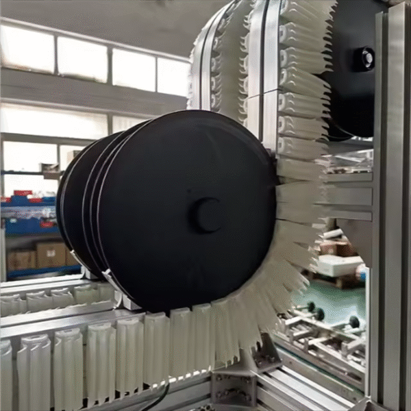 Food Canning Production Line Clamping Conveyor Clamping Conveyor Bottle Clamping Elevator Flexible Chain Transition Machine - Image 5