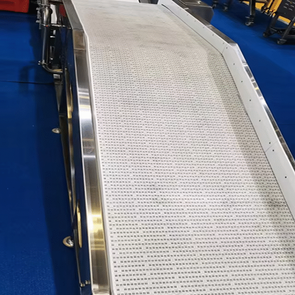 Withe Food Grade Plastic Belt Conveyor with Cleat New Belt Conveyor Elevator for Food Processing - Image 5