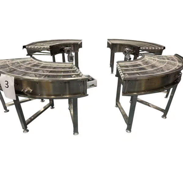 Belt Conveyors Stainless Steel Mesh Belt Conveyor System 90 Degree Turn Broiler Chicken Conveyor Belt for Food Assembly Line – Image 4