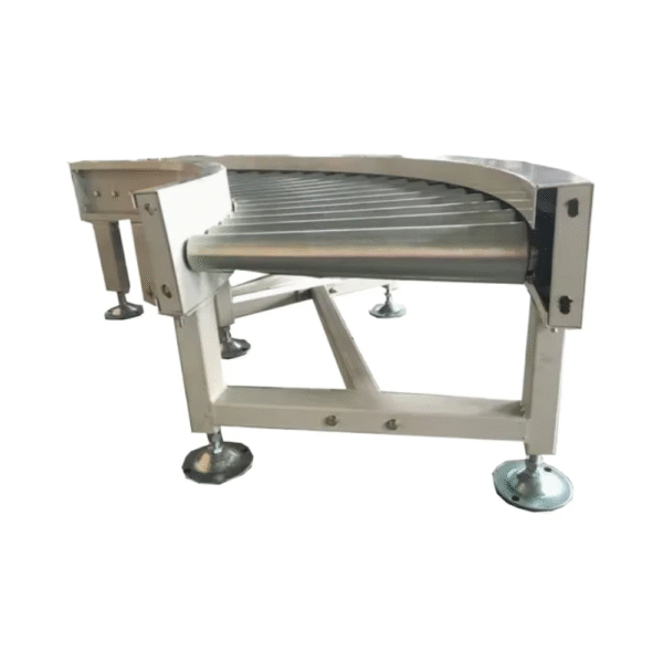 Roller Turning Conveyor Assembly Line 90-degree Galvanized Roller Turning Conveyor Power Roller Conveyor Unloading Assembly Line - Image 5