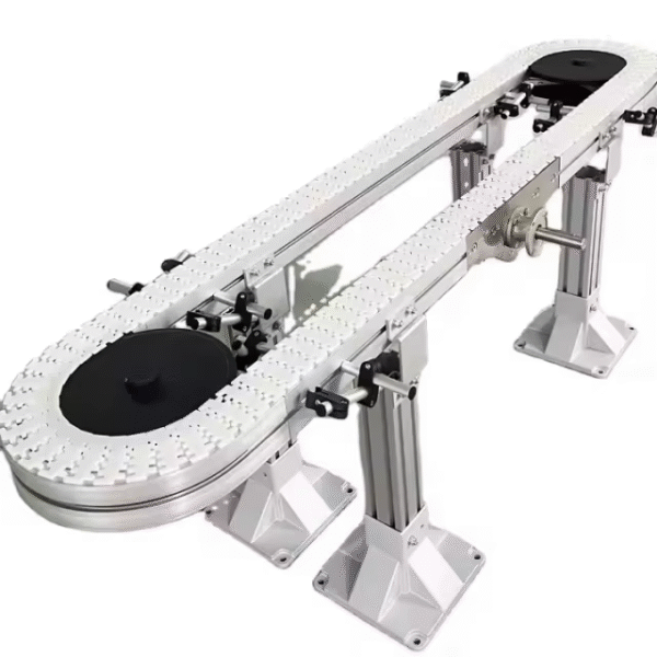 Auto Modualr Belt Conveyor Assembly Line Modular Belt Conveyor for Cans Flexible Plastic Belt Conveyor Bottle Production Line - Image 5