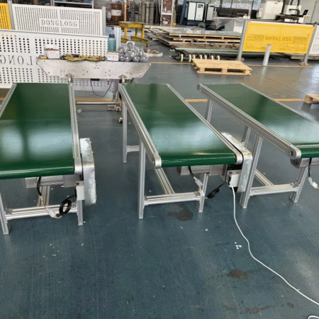PVC Belt Conveyor with Motor Food Grade PU Belt Conveyor Line High Quality PVC/PU Belt Conveyor Machine Assembly Line Equipment