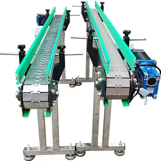 304 Stainless Steel Curve Slat Chain Conveyor Flat Top Chain for Beverage Industry Speed Adjustable Assembly Line Machine — изображение 3