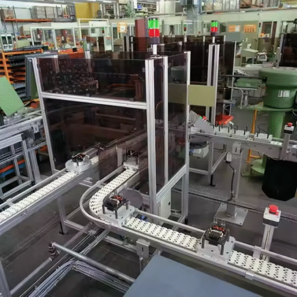 Auto Modualr Belt Conveyor Assembly Line Modular Belt Conveyor for Cans Flexible Plastic Belt Conveyor Bottle Production Line - Image 4
