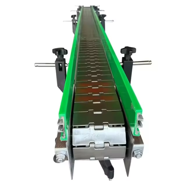 304 Stainless Steel Curve Slat Chain Conveyor Flat Top Chain for Beverage Industry Speed Adjustable Assembly Line Machine — изображение 4