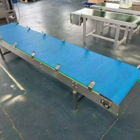 Adjustable Speed Conveyor Beverage Factory Production Line Modular Belt Conveyor with Motor Workshop Modular Belt Conveyor