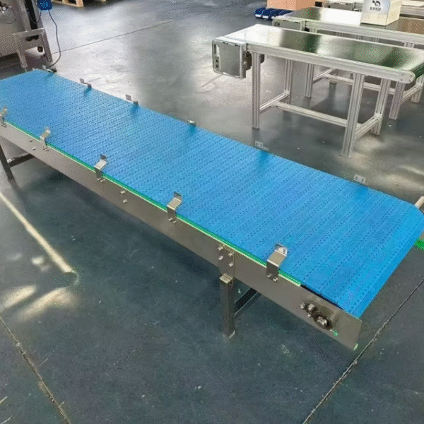 Adjustable Speed Conveyor Beverage Factory Production Line Modular Belt Conveyor with Motor Workshop Modular Belt Conveyor