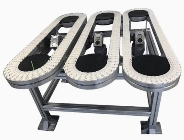 Easy to Clean Conveyor Speed Controlled Conveyor Anti-Slip Flat Top Chain Machine Assembly Line Flexible Chain Industry Conveyor - Image 5
