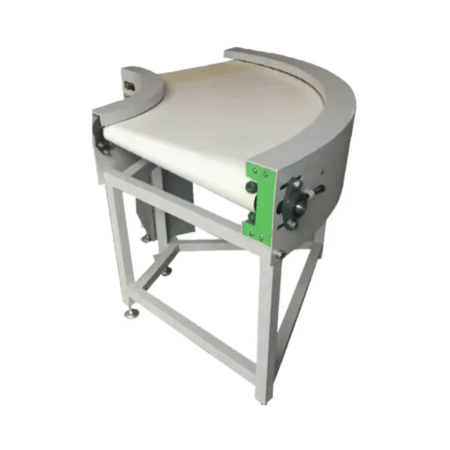 Modular Conveyor Flat Top Curving Conveyor Belt Turn Belt Conveyor for Equipment 90 Degree Turning Conveyor Belt Assembly Line