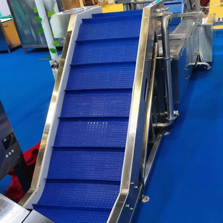 Climbing Food Conveyor for Transportation Small Lifting Conveyor Modular Belt Conveyor Food Grade Material Conveying Machine