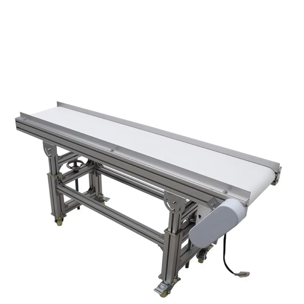 Baffle Double Guardrail Belt Conveyors Adjustable Speed Conveyor Systems Aluminium Alloy Frame Conveyor for Industrial Transport - Image 4