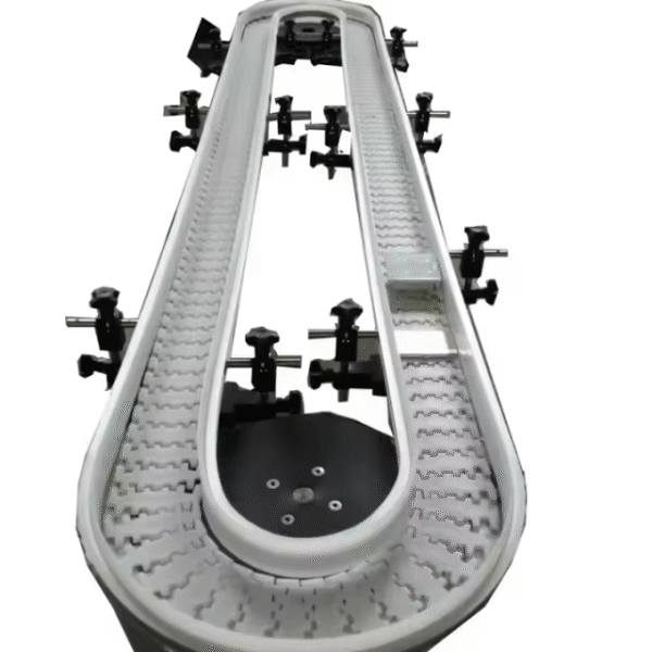 Auto Modualr Belt Conveyor Assembly Line Modular Belt Conveyor for Cans Flexible Plastic Belt Conveyor Bottle Production Line