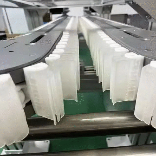 Bottle Clamping Machine Bottle Clamping Elevator Bottle Clamping Lift Box Clamping Conveyor Automated Flexible Chain Conveyor Line – Image 5