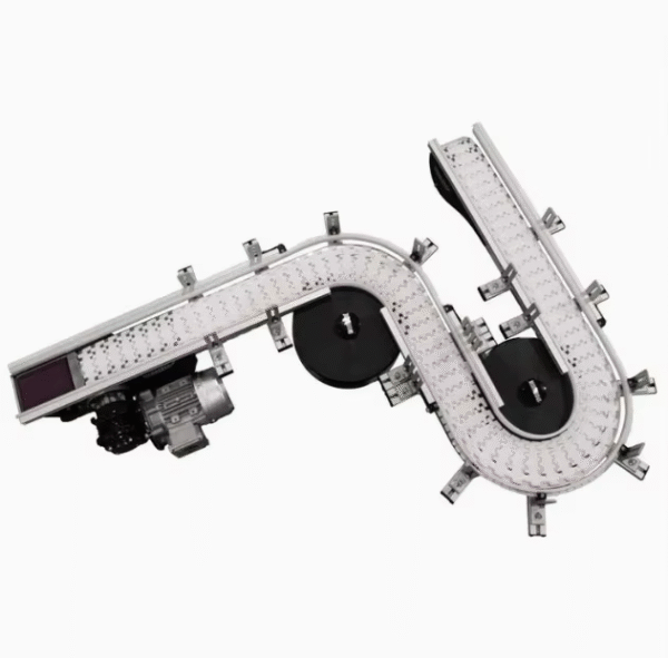 Easy to Clean Conveyor Speed Controlled Conveyor Anti-Slip Flat Top Chain Machine Assembly Line Flexible Chain Industry Conveyor - Image 6