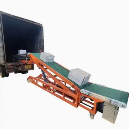 Unloading Conveyor for Carton Boxes Container Loading and Unloading Container Loading Conveyor Machine Telescopic Belt Conveyor