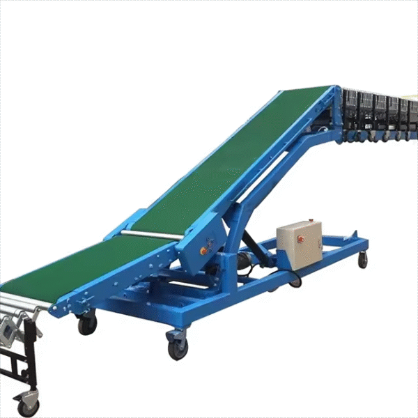 Unpowered Telescopic Roller Conveyor Truck Loading and Unloading Conveyor Movable Conveyor Line Unloading Slide - Image 7
