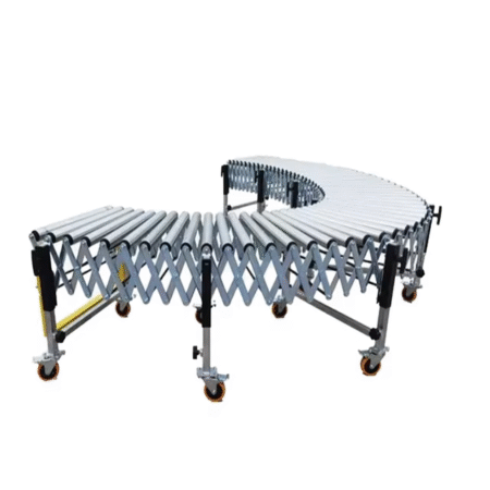 Automated ring  type chain plate conveyor applied in food processing and logistics sorting cold weather conveyor belt